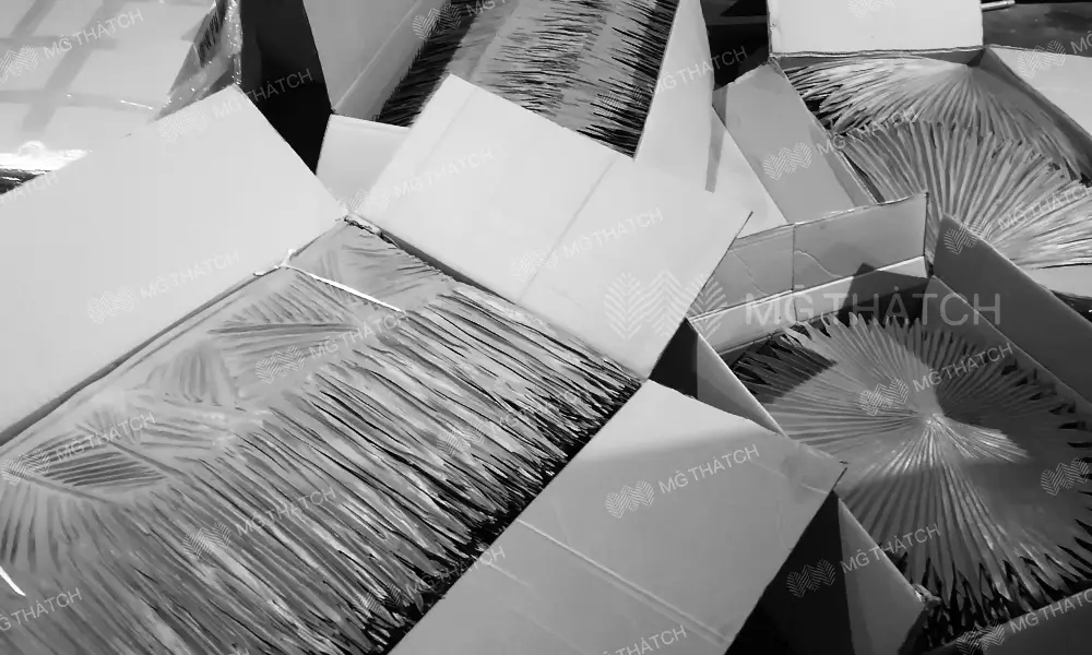 palma sintética - caja de cartón - embalaje - Palma sintética - MGTHATCH palma sintética - caja de cartón - embalaje