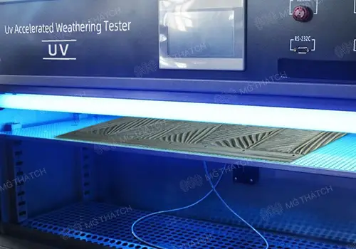 Palma sintética - Protección UV - prueba