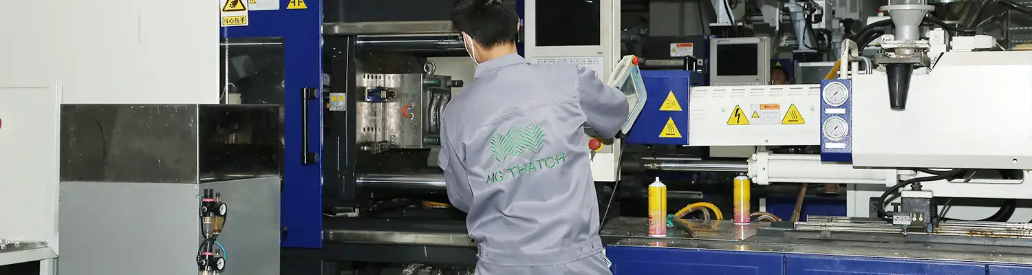 Equipo grande para techos de hojas de palma artificiales - Palma sintética - MGTHATCH Equipo grande para techos de hojas de palma artificiales