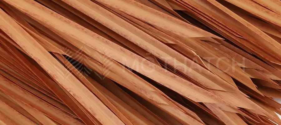 Carta de colores de techos de paja artificial -HC06