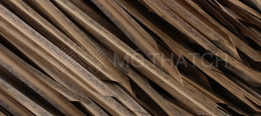 Carta de colores de techos de paja artificial -HC09